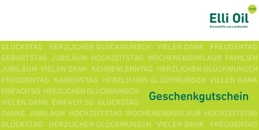 Elli Oil Geschenkgutschein